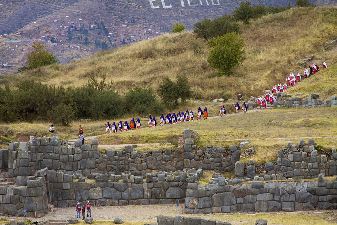 Festividad tradicional en el Perú