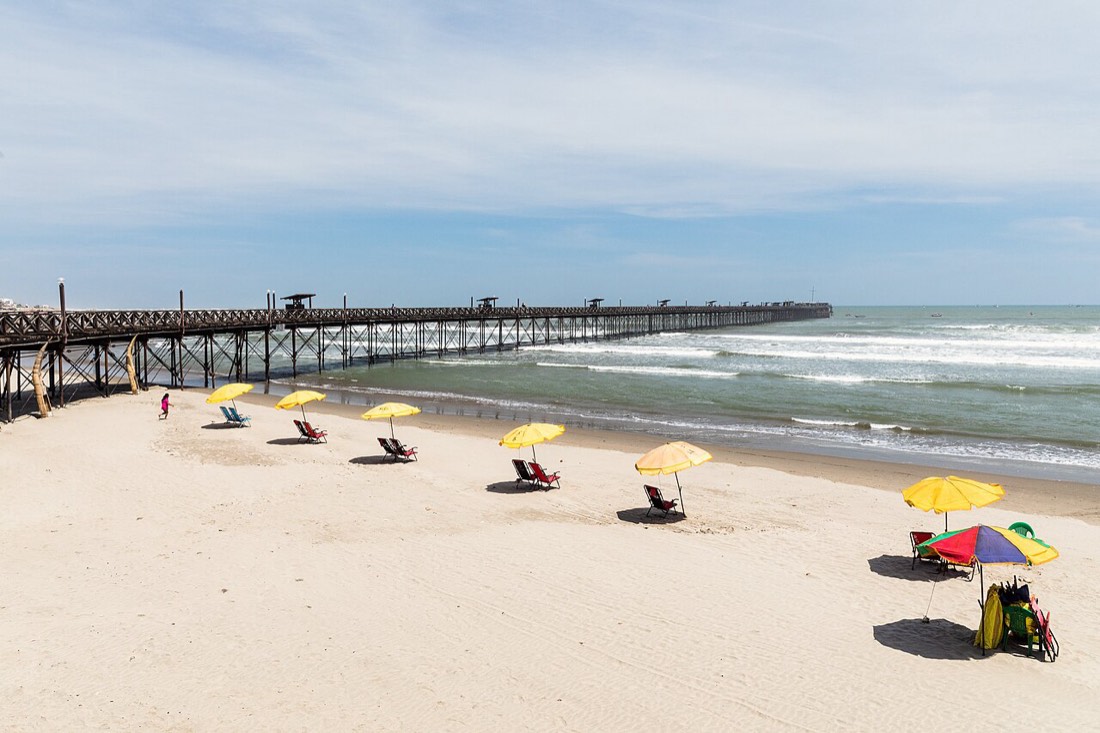 Muelle de Pimentel en Chiclayo, destino de Viva Air Perú